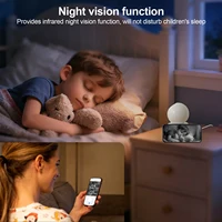 Caméra de surveillance WiFi ARCCTV 4MP à double objectif, HD, conversation bidirectionnelle, vision nocturne IR, caméra de sécurité sans fil 360° °   Suivi automatique 2