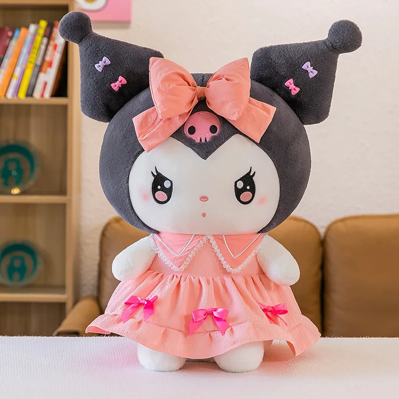 thumbnail image 1 of Muñeca de peluche Kuromi de 30 cm/40 cm con melodía adorable, juguete para dormir de Sanrio para niña, almohada de dibujos animados, regalo para mejor amiga, 1 of 4