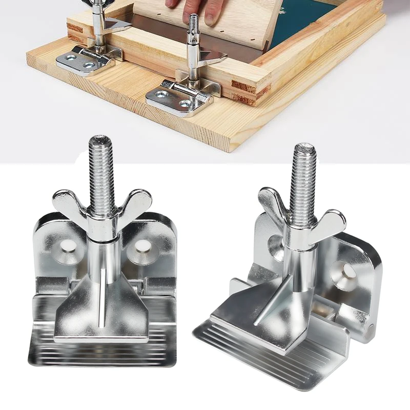 2Pcs Butterfly Hinge Clamp for Silk Screen Printing Frame, Screen