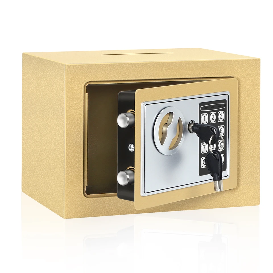Digital Electronic Lock Fireproof Portable Safe