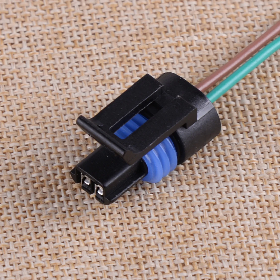 DWCX Engine Coolant Temperature Sensor with Connector Fit for Buick Cadillac GMC Daewoo Isuzu Hummer 12162193 15326388 temperature sensor
