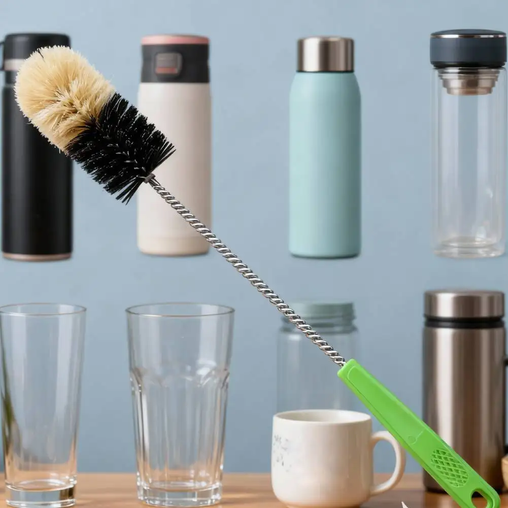 16-Zoll-Wasserflaschenbürste mit langem Griff, flexibler, biegsamer Reiniger zum Waschen von Flaschen mit schmalem Hals, Weindekanter, Kombucha-Rohre