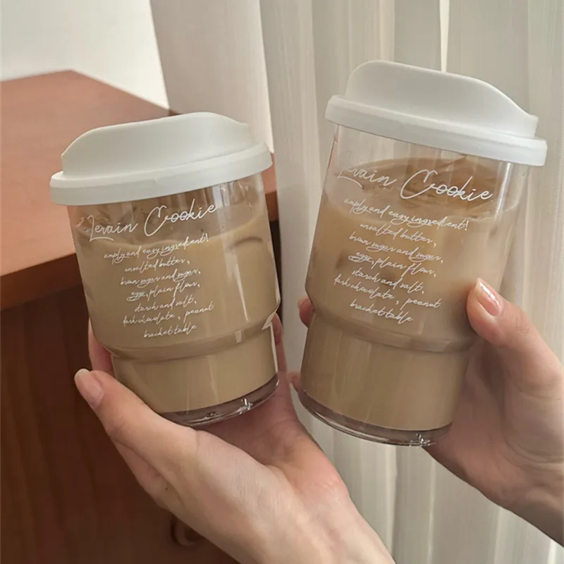 Korean-Simple-Coffee-Cup-Milk-Cup-Portable-Ice-Cream-Dessert-Cup ...