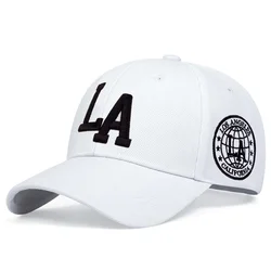 Unisex Embroidered Snapback Baseball Cap - Adjustable Casual Outdoor Hat with Sunscreen Protection (WHITE)
