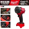 Milwaukee Brushless Impact Driver 18V 300NM Motor Cordless Rechargeable Lithium battery 1/2 Impact Wrench Screwdriver Power Tool 1