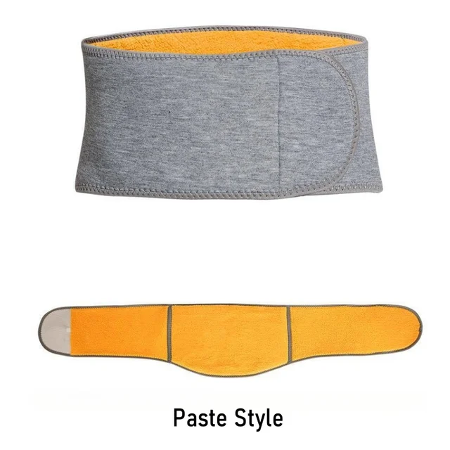 Men Women Winter Thicken Thermal Plush Waist Warmer Lumbar Support Belt Warm Abdominal Protector Stomach Body Wrap Band Brace 5
