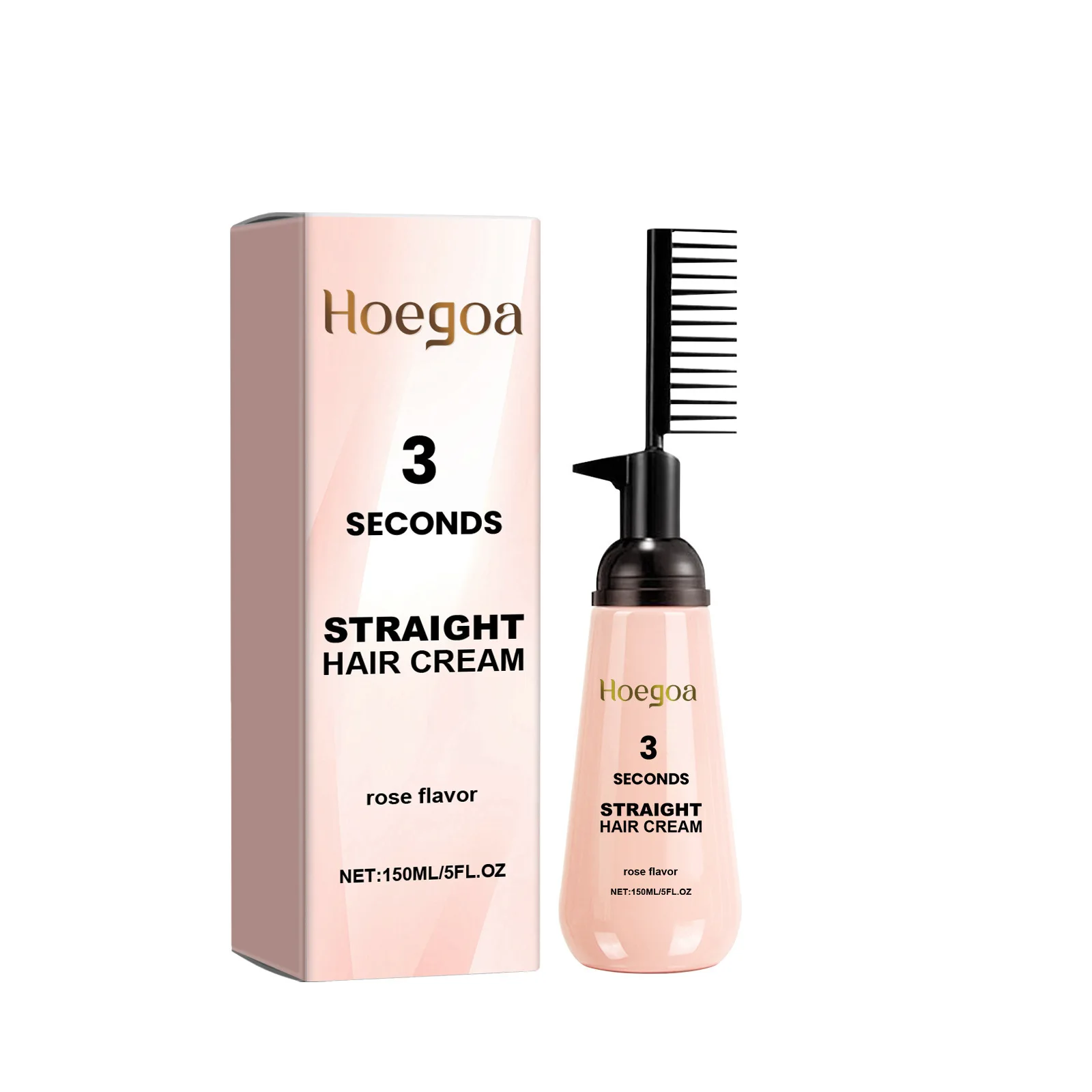 Straightening Hair Cream Smoothing Treatment Styling Comb Repair Damage Improve Curly Reduce Frizzy Hair Care