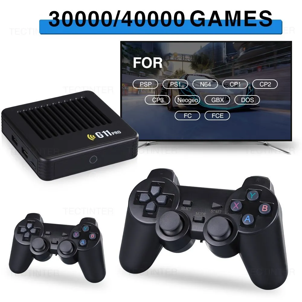 Игровая Приставка G11 Pro 4K HD, Игровая Консоль Android 9.0 Set.