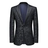 S-5XL High quality Men's fashion handsome Everything Business Everything Spring jacquard casual suit single West coat 3