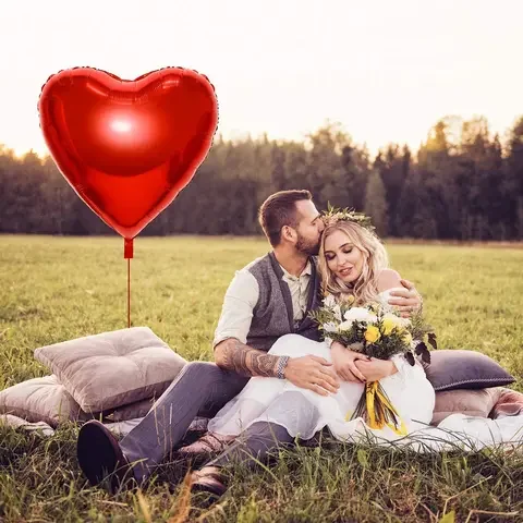 

36 inches Heart balloon heart shape air party balloons Valentines Day wedding love decorations marriage supplies Foil balloons