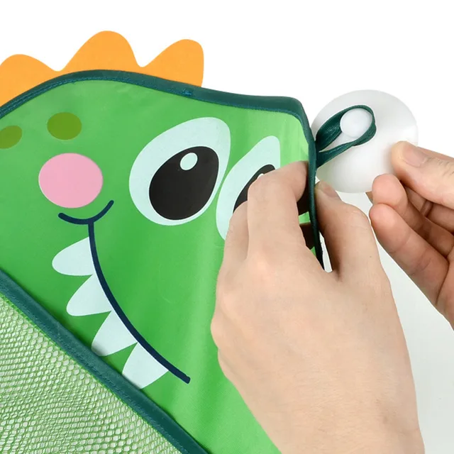 베이비 샤워의 즐거움과 정리, 귀여운 오리와 개구리 그물 장난감 보관 가방으로 모두 해결하세요!