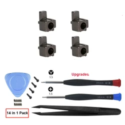 Switch Game Accessories Repair Kit with Metal Lock Buckles and Opening Tools (Pack B)