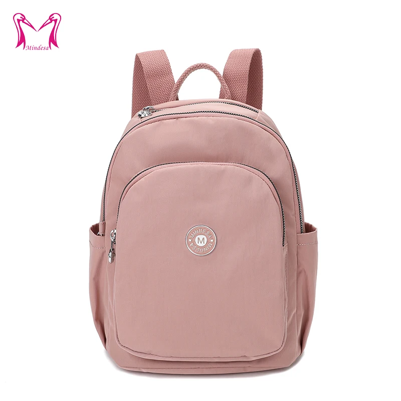 Mindesa High Quality Portability Nylon Fashion Backpack Schoolbag