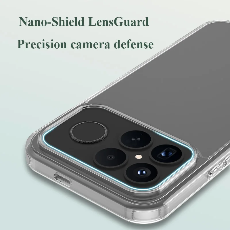 LeReach TOC Transparent TPU Frame with PC Hard Back Cover