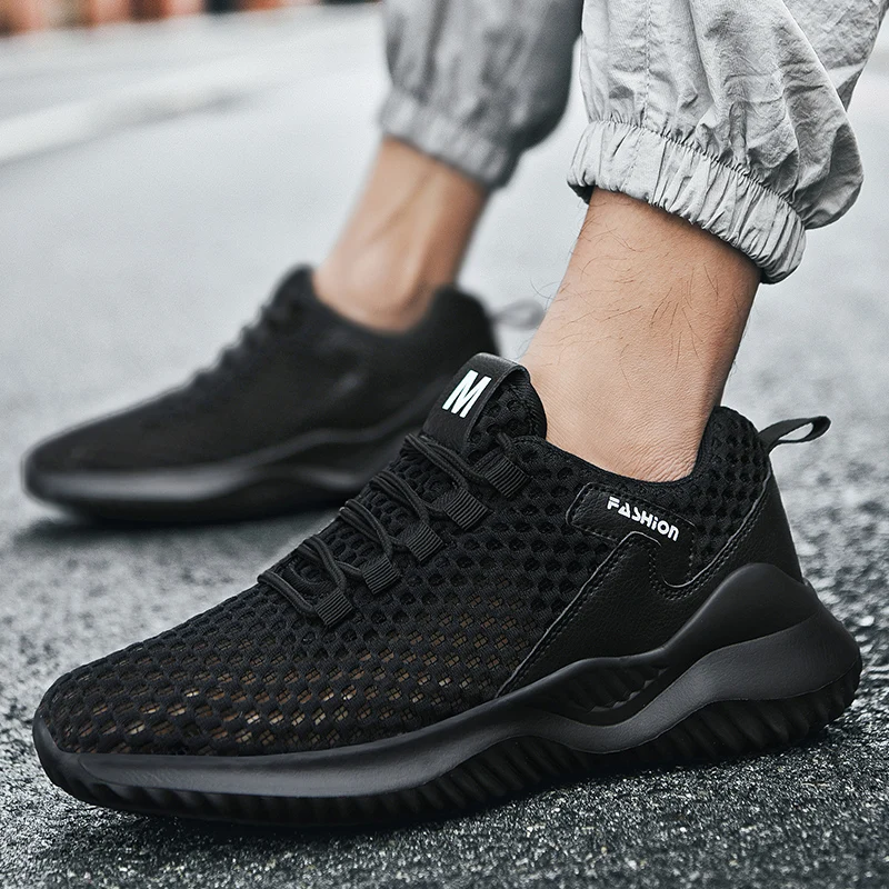Summer Tennis Casual Mesh Shoes Breathable Hollow training fitness Platform Soft Bottom Running Lightweight Vulcanized Shoes 5