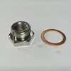 Sensor Connector Exhaust O2 Oxygen Sensor Spacer Reducer Adapter M18 x 1.5mm to M12 x 1.25mm With Copper Gasket 1