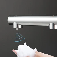 ก๊อกน้ำอัตโนมัติ ZAPPO 3-in-1 พร้อมที่จ่ายสบู่ เครื่องเป่ามือ และก๊อกน้ำอเนกประสงค์ ติดผนัง 4