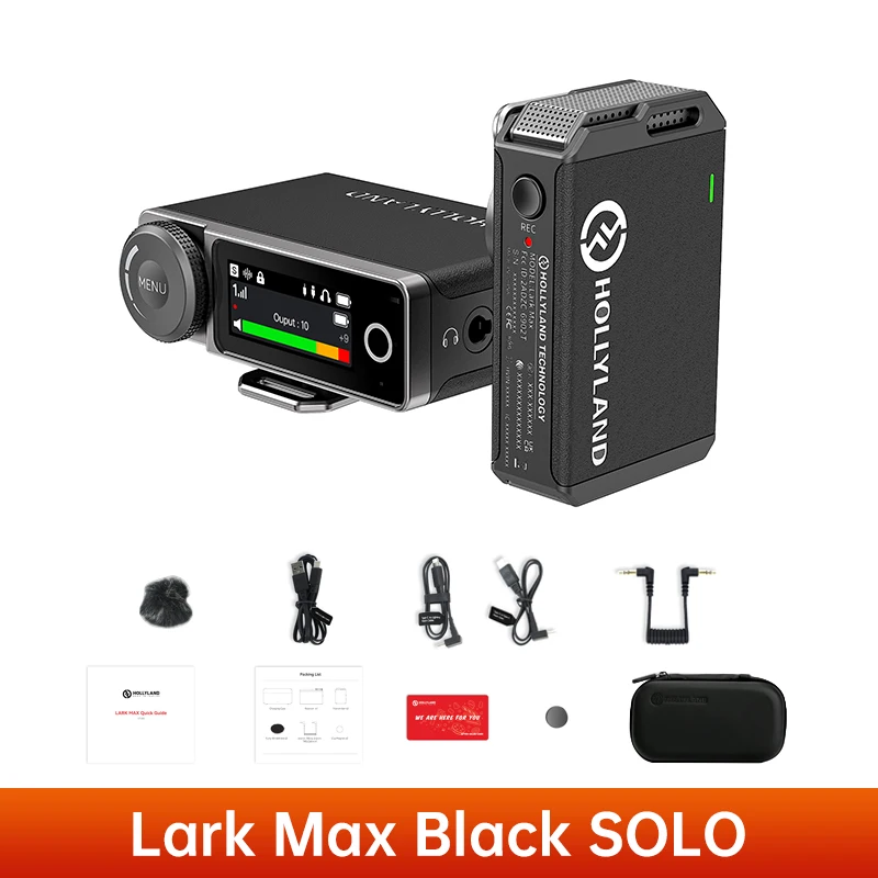 Hollyland LARK MAX ワイヤレスラベリアマイク Hollyland Lark Max Wireless Lavalier Microphone System with