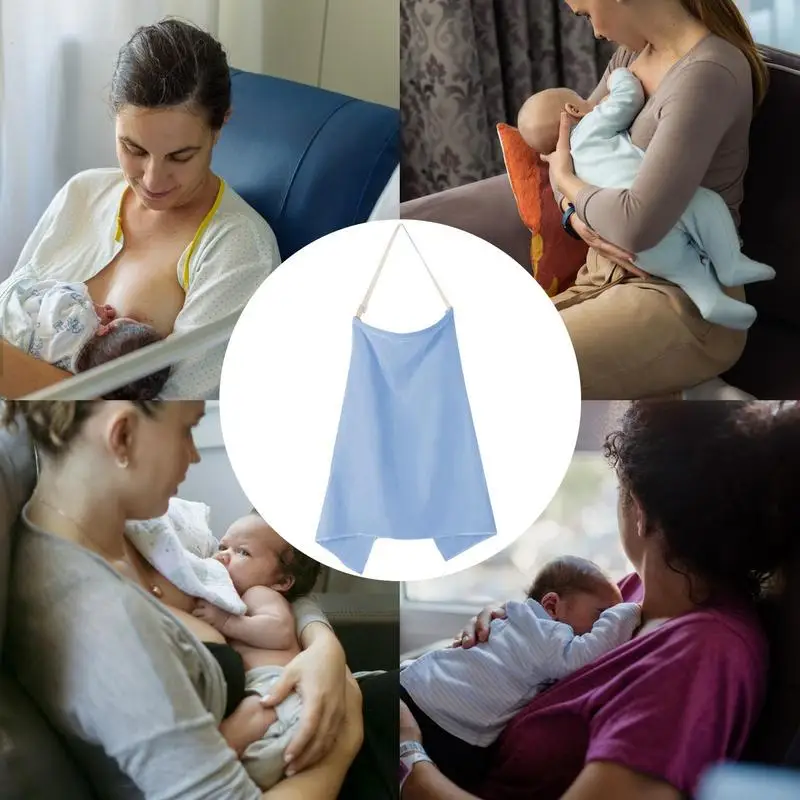 Nursing Cover Breathable 360 Degree Coverage Nursing Poncho For Breastfeeding Soft Apron For Women Breastfeeding Baby