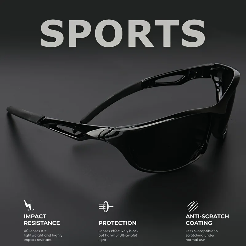 نظارات صيد احترافية مستقطبة عالية الدقة UV400 - مضادة للوهج للرجال والنساء - نظارات شمسية كلاسيكية مناسبة للقيادة والجولف وفي الهواء الطلق