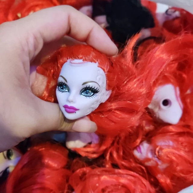 Raro coleção monstros boneca cabeça boa maquiagem boneca cabeça menina  vestir peças de brinquedo diy crianças presente natal festa favor -  AliExpress