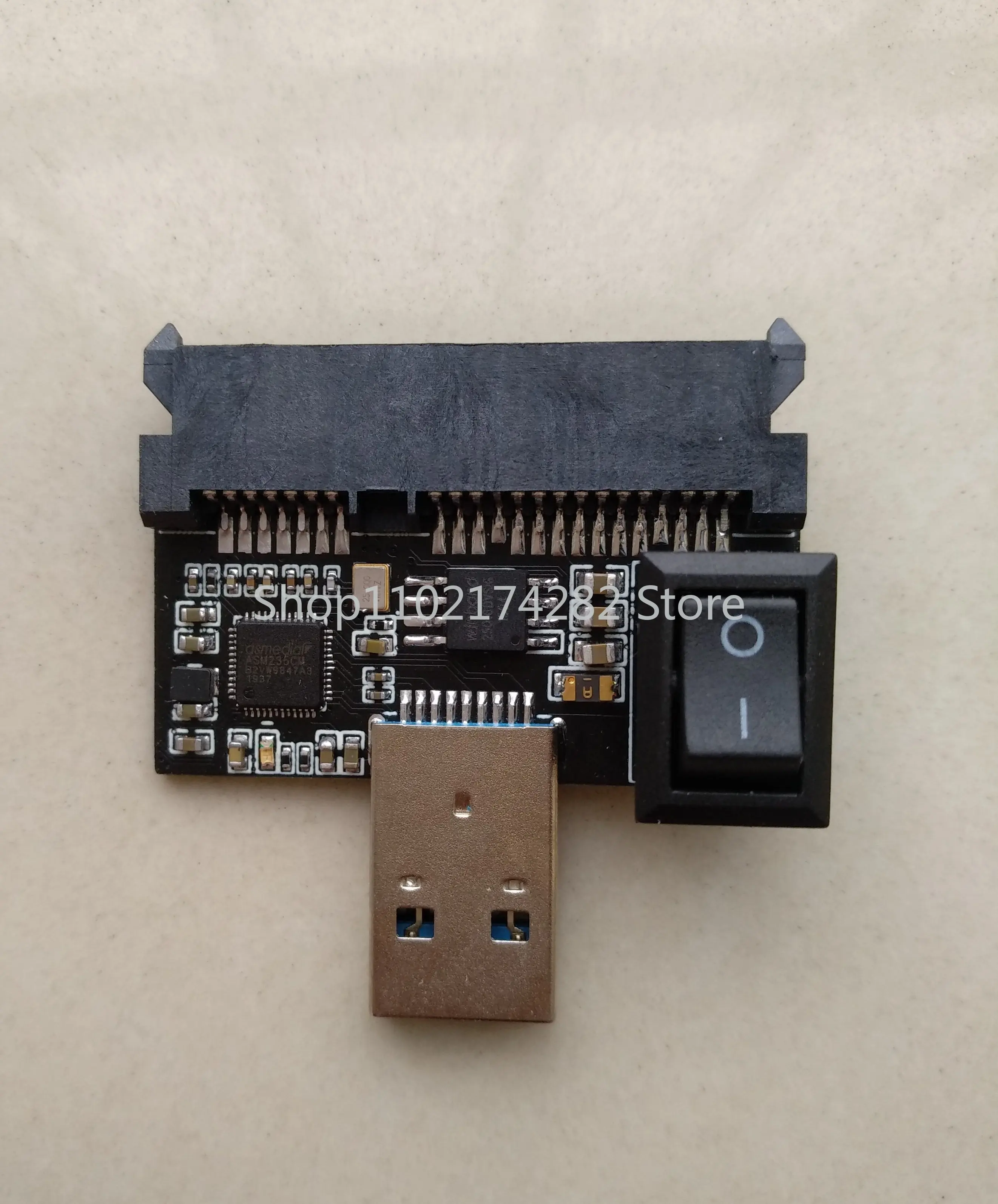 

ASM235CM SSD card opener SATA hard disk to USB conversion board SSD production maintenance tool