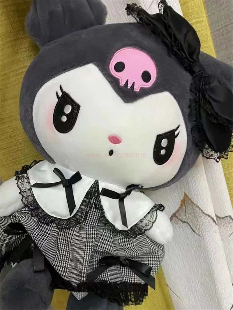 30-100cm Sanrio Kuromi Kawaii Plush Toy Cute Kuromi Hello Kitty Doll Filled  With Plush Pillow Room Decoration Toy Birthday Gift - AliExpress