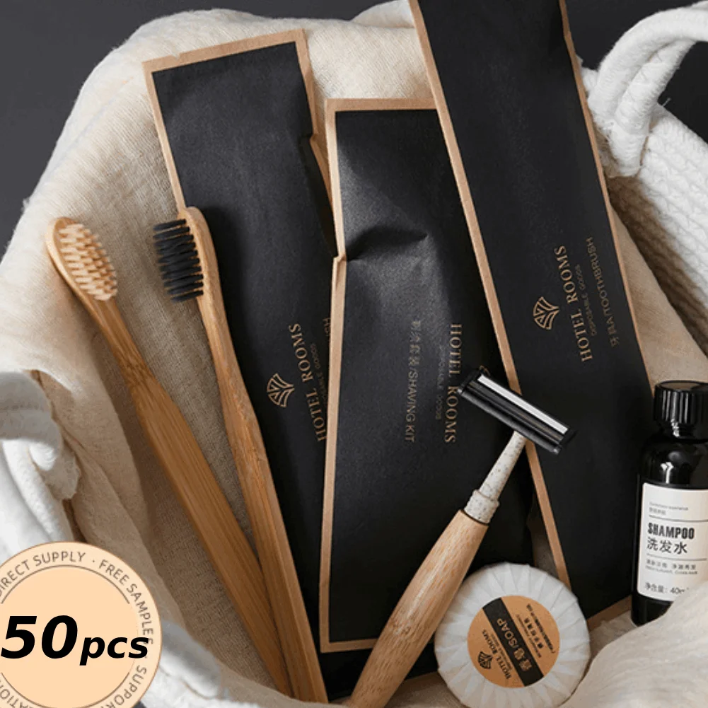 Eco-Friendly Bamboo Toothbrush with Soft Bristles - Biodegradable Wooden Handle