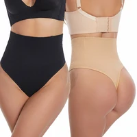 Culotte string fine pour femme, gainante, avec maintien des hanches et contrôle du ventre, dotée de baleines en acier, taille mi-haute, effet sculptant 5