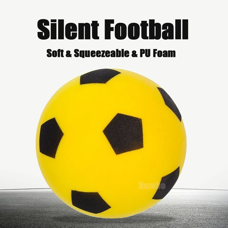 Ballon De Football Silencieux, Ballon De Football En Mousse D'intérieur, Ballons  Silencieux Pour Enfats Et Adultes, Accessoires D'entraînement De Ballon De  Football Doux Haute Densité Non Revêtus : : Sports et Loisirs