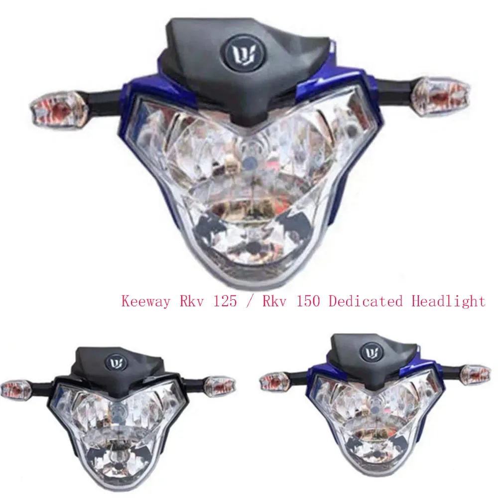 

New Fit KEEWAY RKV125 / RKV150 Motorcycle Front Headlight Turn Signal Assembly For Keeway Rkv 125 / Rkv 150 Dedicated Headlight