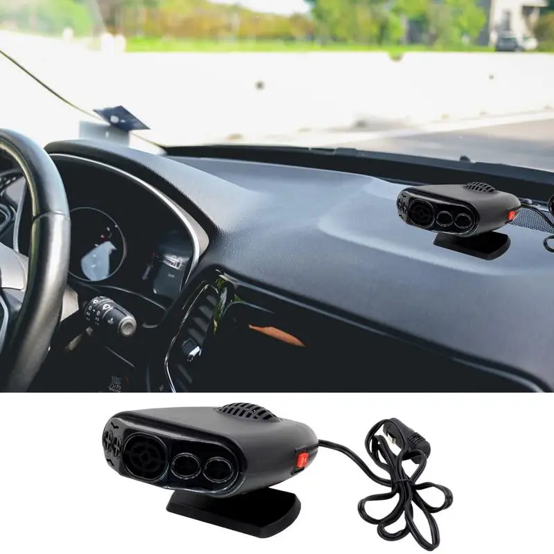 

Car Heating Defogger 12V/24V Windshield Defroster Defogger Air Heater Car Fan Heater Rapid Heating Portable Windscreen Heater