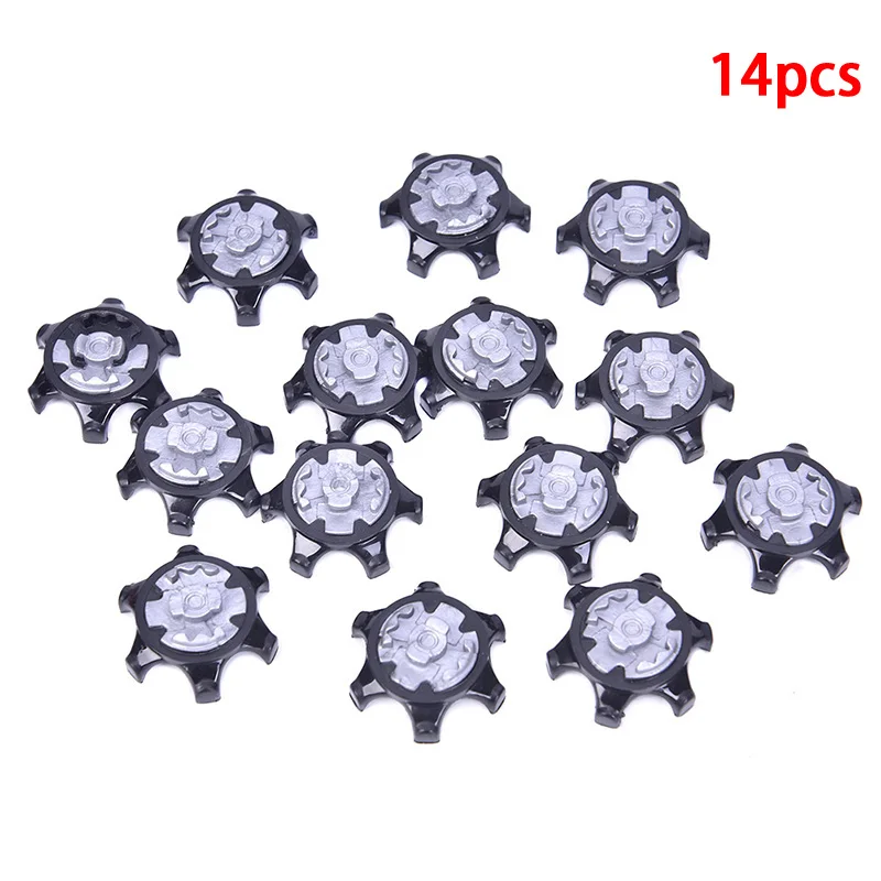 14pcs Golf shoes soft Spikes Pins 1/4 Turn Fast Twist Shoe Spikes Replacement Set Golf Training Aids 3