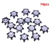 14pcs Golf shoes soft Spikes Pins 1/4 Turn Fast Twist Shoe Spikes Replacement Set Golf Training Aids 3