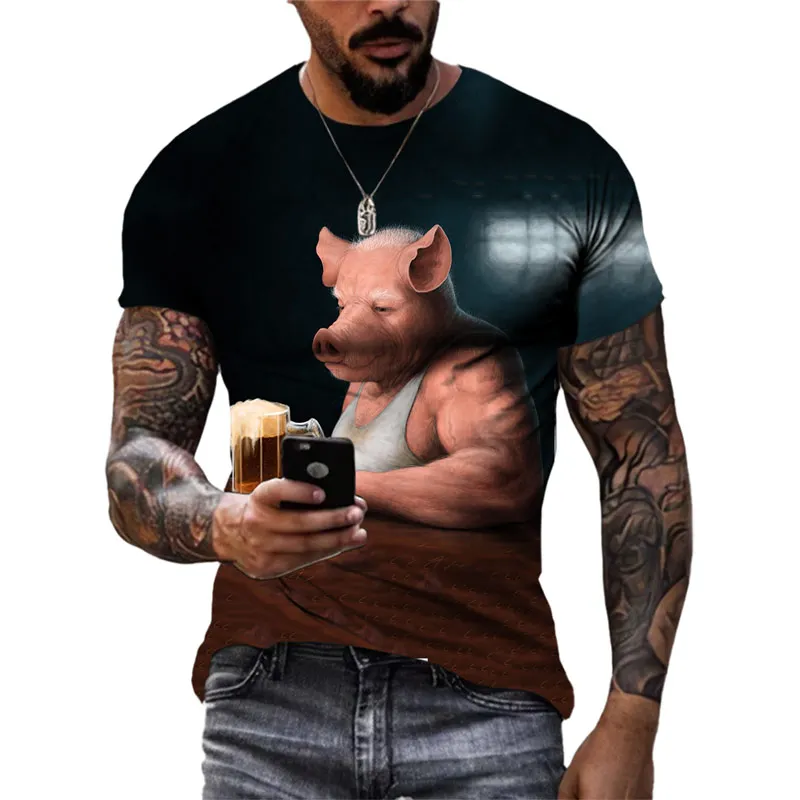 【U LAN】Earty Overfit Pig Short Sleeve Tee 41szQsROxEL.jpg