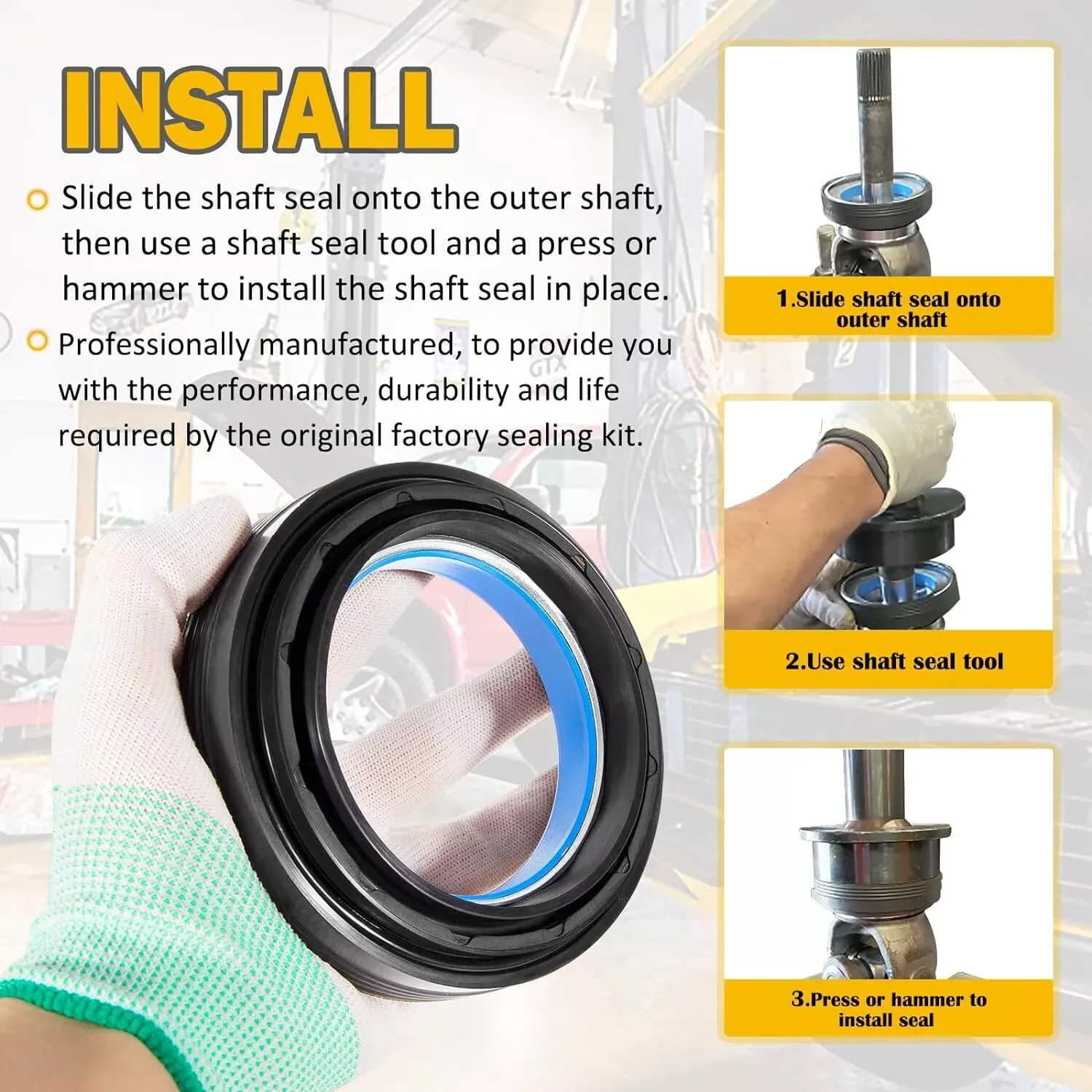 50491 Outer Axle Shaft Seal for Ford Super Duty Excursion F250 F350 Dana 50/60