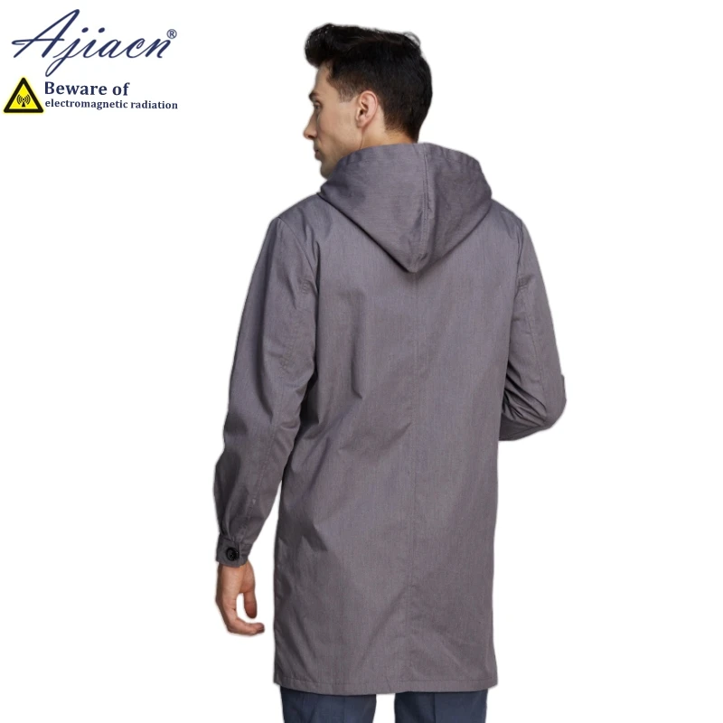 Consiglia soprabito con cappuccio anti-radiazioni Telefono cellulare, computer, WIFI, microonde Indumenti protettivi contro le radiazioni elettromagnetiche 2