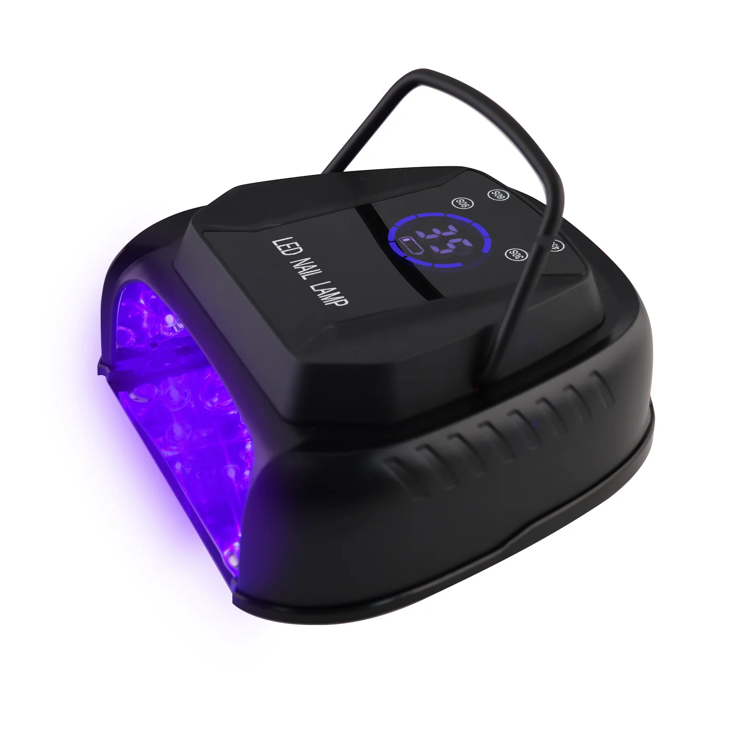 Cordless Nail Light Cordless 72W LED UV Nail Lamp For Curing Gel Polish Wireless with Recharge Battery High Power Dryer 72W 6