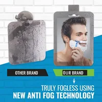 30x20CM Big Size Acrylic Anti Fog Mirror Bathroom Tools Shower Shaving Washroom Accessories Fogless Fog Free Travel Mirror - Image 5