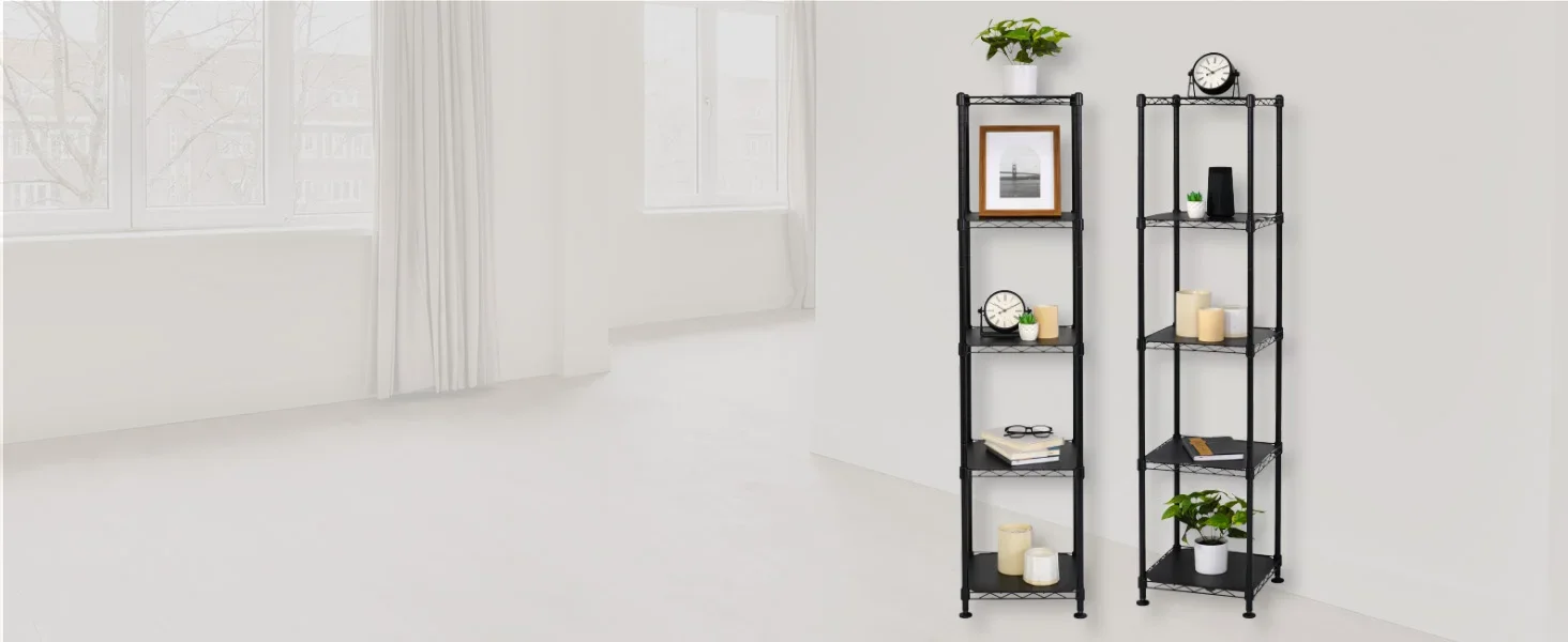 steel wire shelf storage unit metal shelving bins garage warehouse commercial liners adjustable rack