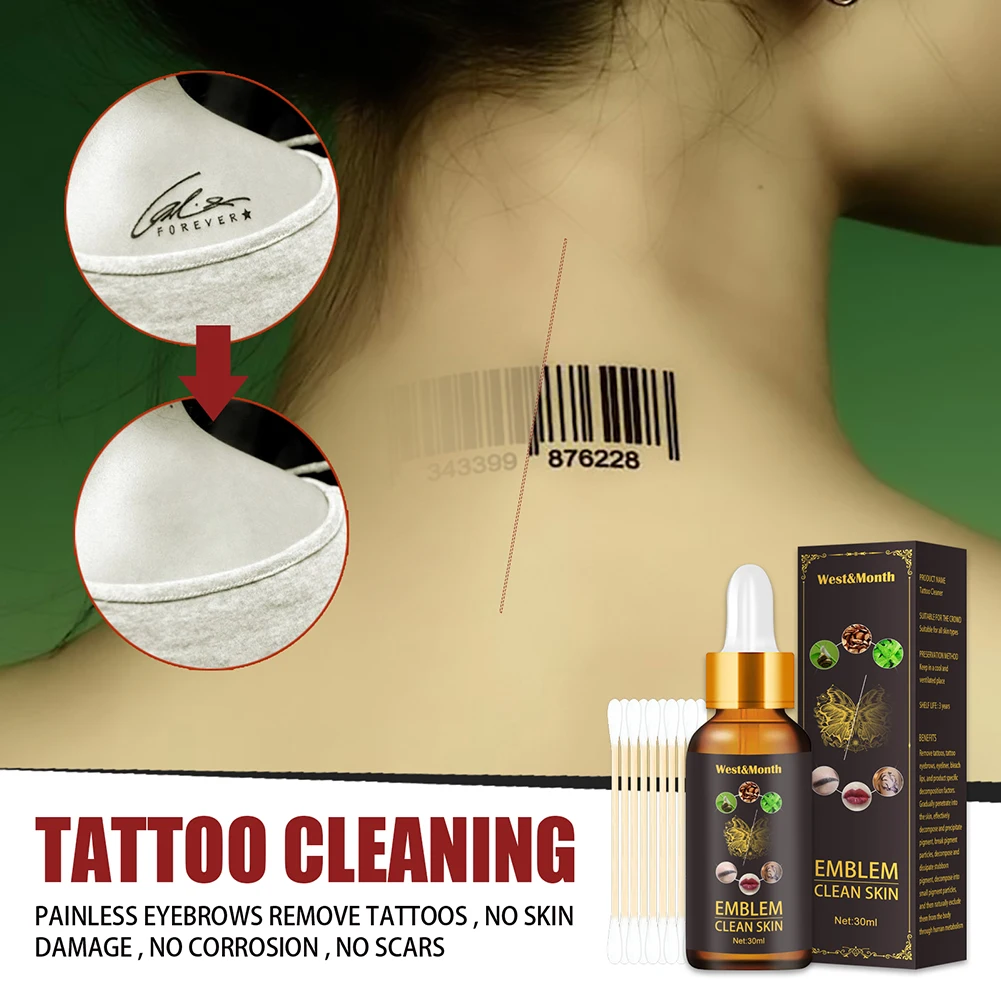 2022 No Need For Pain Quick Tattoo Removal Liquid Permanent Tattoo