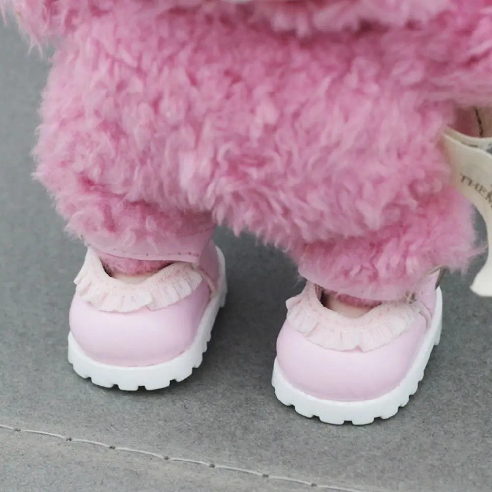 New 3.8*2.3cm Doll Shoes Hand-made Shoes Multiple Styles DIY lace Shoes Replacement Dolls Accessories for for V1 V2 Doll