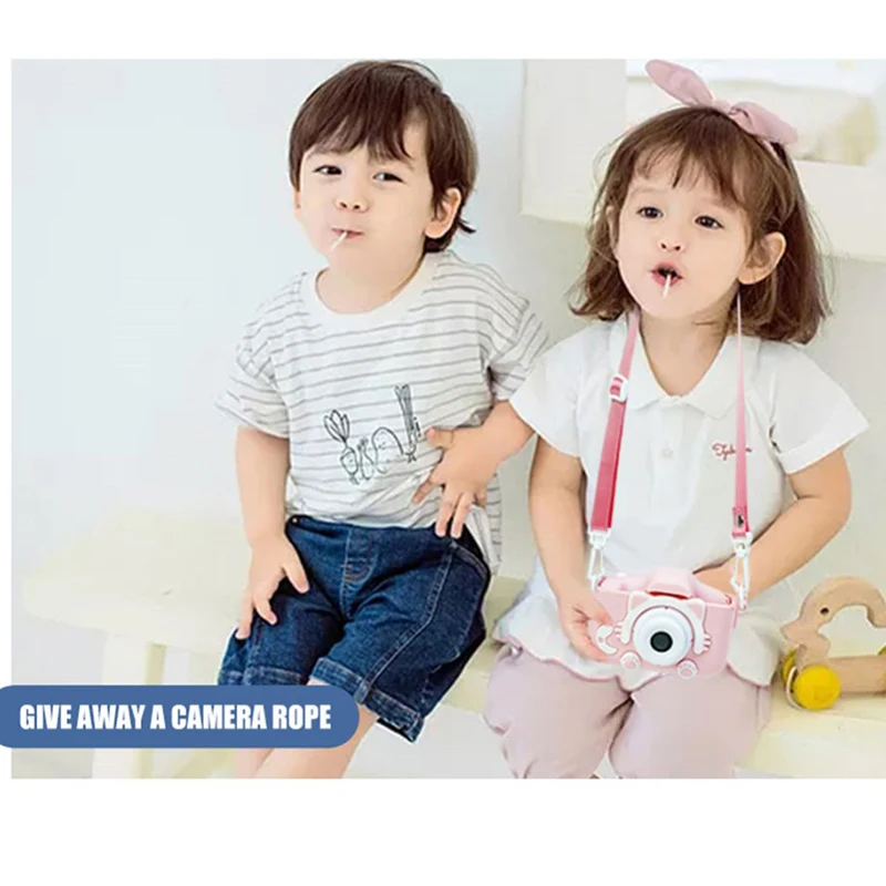 Mini Camera Kids Digital Camera Cat Toy HD For Kids Educational Toy Children's Toys For Boy Girl digital camera