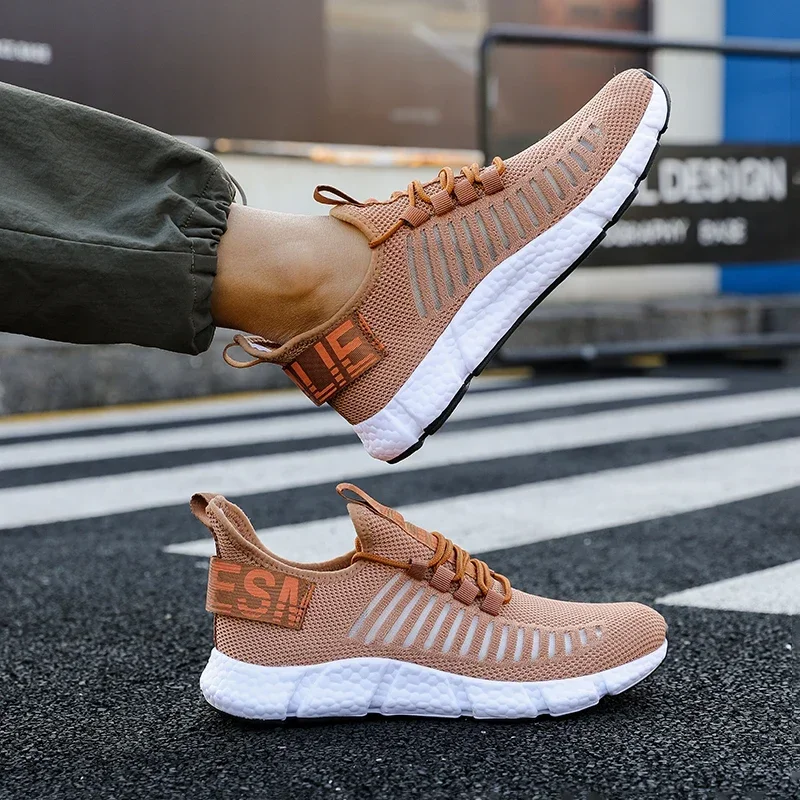 Summer Men Sneakers Lightweight Breathable Mesh Outdoor Casual Shoes Fashionable Tennis Training Shoes Men's Shoes Free Shipping 6