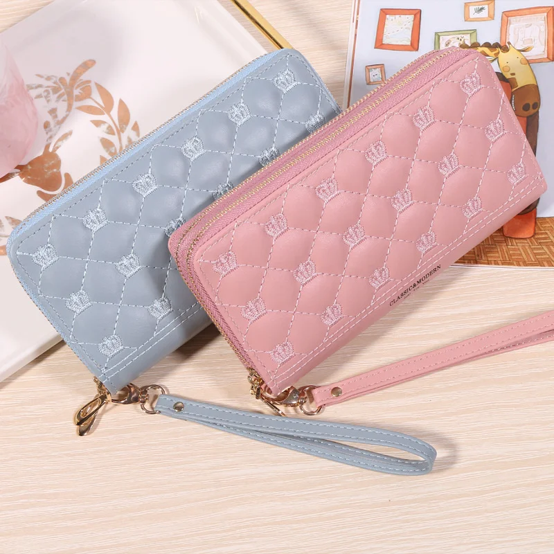 Double Zipper Wallet Women Luxury  Wallet Clutch Luxury Brand Women -  Luxury Brand - Aliexpress