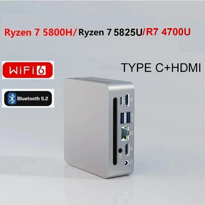 SZBOX S58 Mini PC Ryzen 7 5800H 16GB 1TB