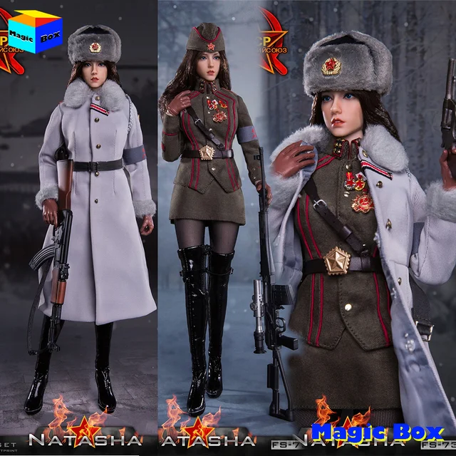 Flagset FS73044 1 6 Female Soldier Natasha Soviet Female Officer 2 0 National Heroes Full Set