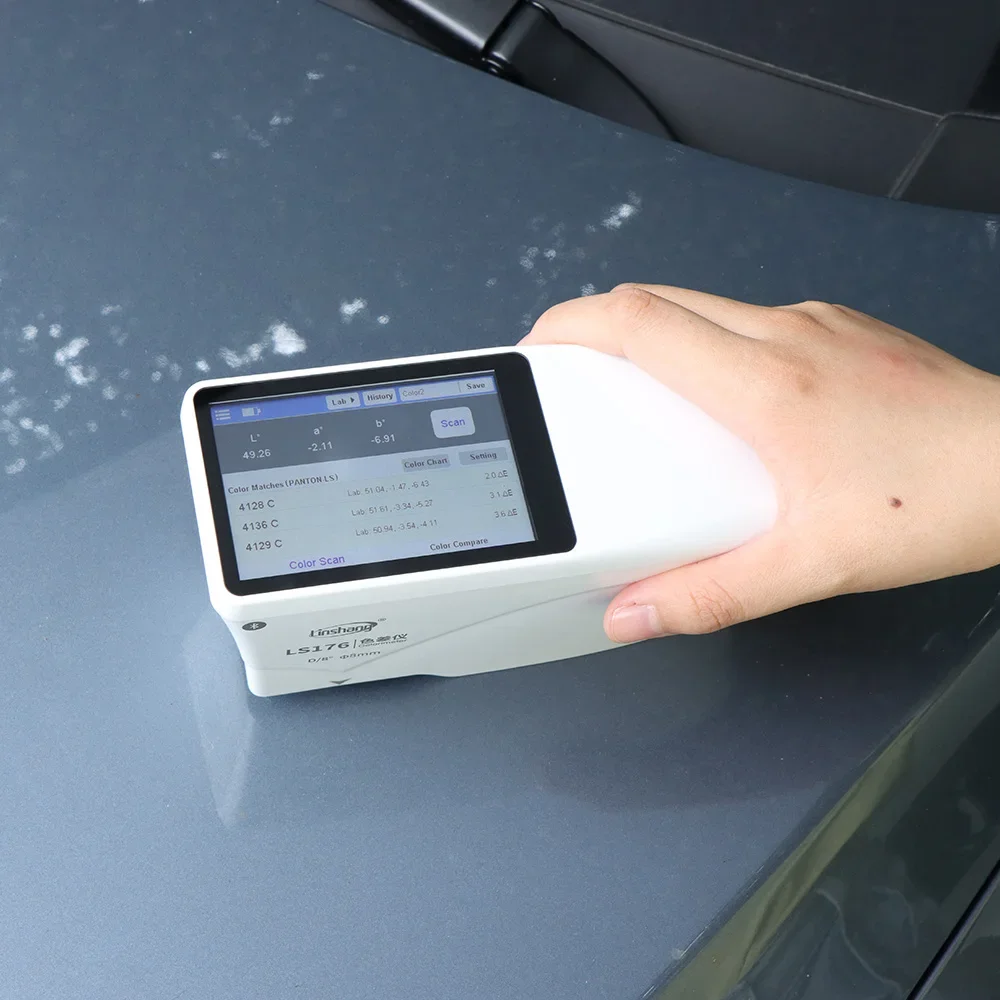 Spectrophotometer LS176 D/8° High Accuracy Whiteness and Yellowness Spectral Reflectance Curves APP Software 6