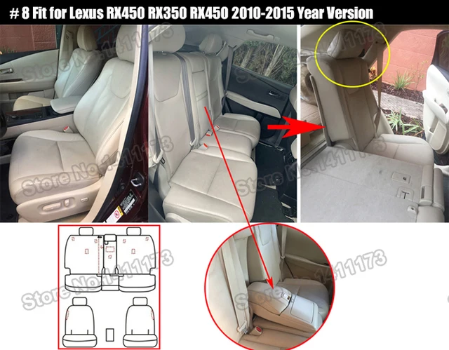 Car Driver Bottom Perforated Seat Cover Black PU Leather Fit for Lexus  RX350 RX450H 2010 2011 2012 2013 2014 2015 - AliExpress