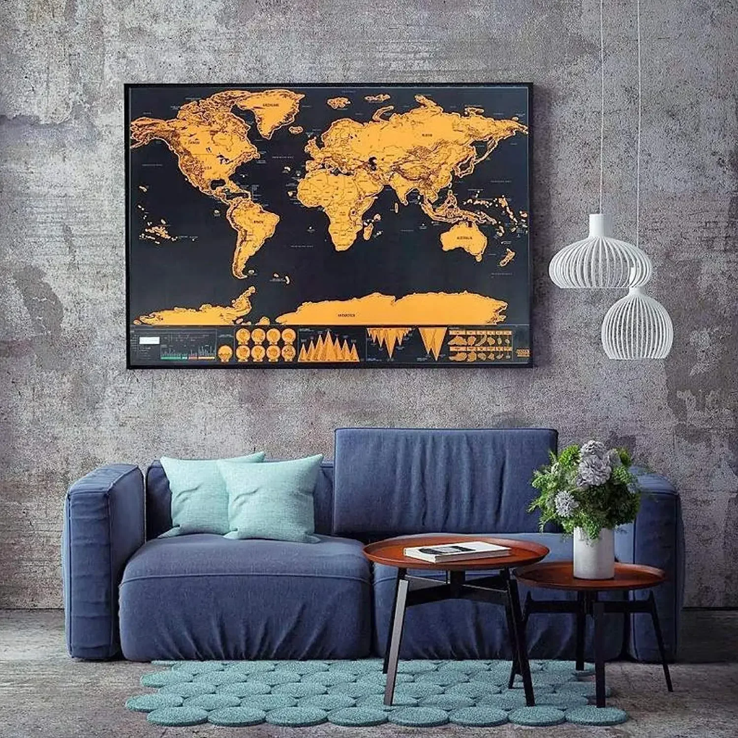 Miglior Regalo Personalizzato Per I Viaggiatori Scratch Map Con Bandiera Weltkarte \ Carte Du Monde \ Mapa Del Mundo \ Mappa Del Mondo Travel Map